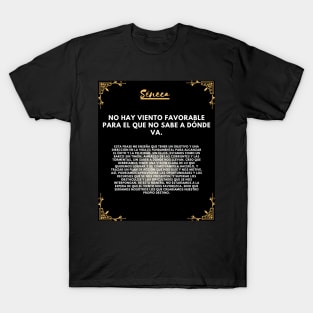 Seneca: the philosopher who helps you find your direction T-Shirt